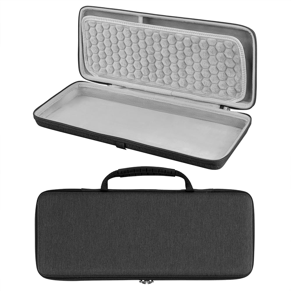 Amazon.com: GEEKRIA 90%-96% Keyboard Case, Hard Shell Travel